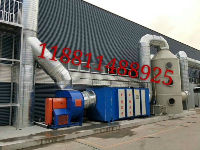 VOCs光氧催化废气处理设备（价格：6万-18万）